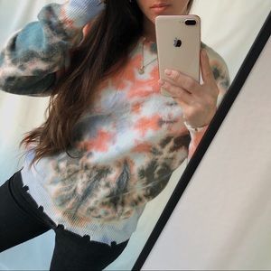 Size S/M • SWEATER tie dye sweatshirt